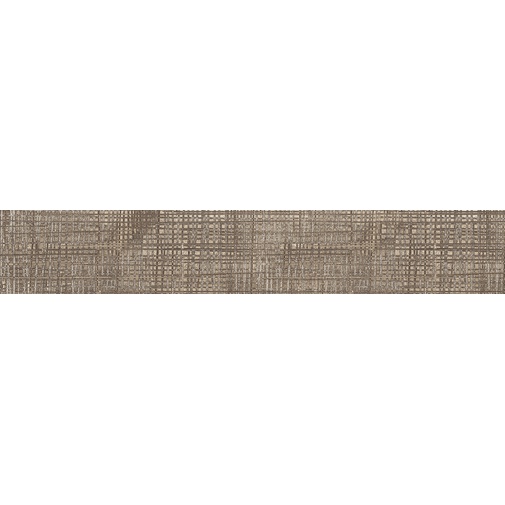 Fabric-effect porcelain stoneware, Taupe, 9.7x59.5 cm - Fresh, Dom Ceramiche