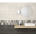 Fabric-effect porcelain stoneware, White, 30x60 cm - Fresh, Dom Ceramiche