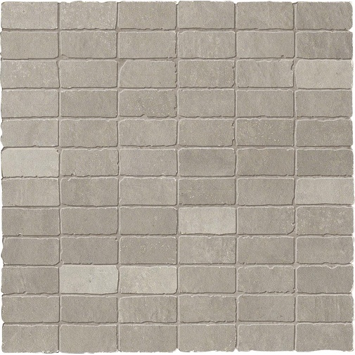 Feinsteinzeug Betonoptik Beigegrau, Wandmosaik 30x30 cm, Greige - Entropia, Dom Ceramiche