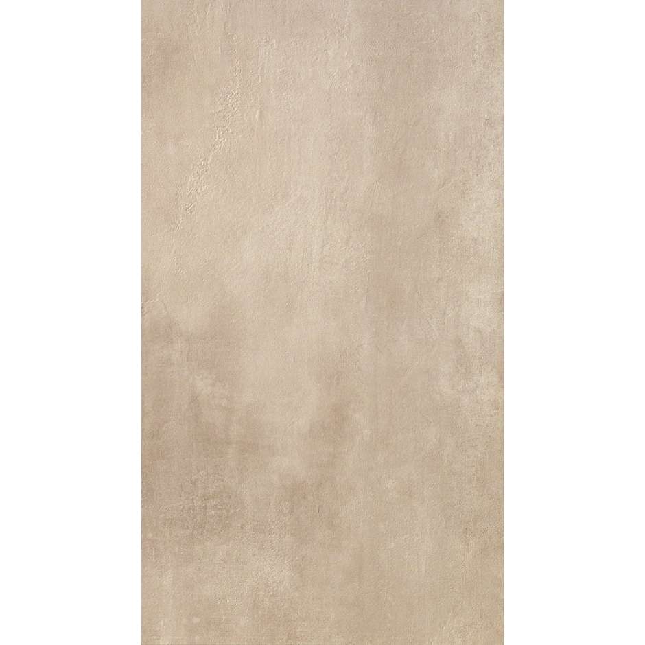 Feinsteinzeug im Industriestil mit Zementoptik Sand 37,5x75,5x1 cm - Beton, Casalgrande Padana