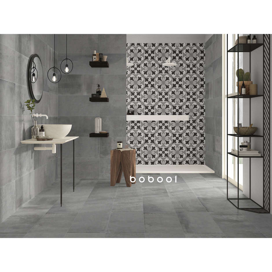 Feinsteinzeug in Betonoptik, 30x60 cm, Grau - Entropia, Dom Ceramiche