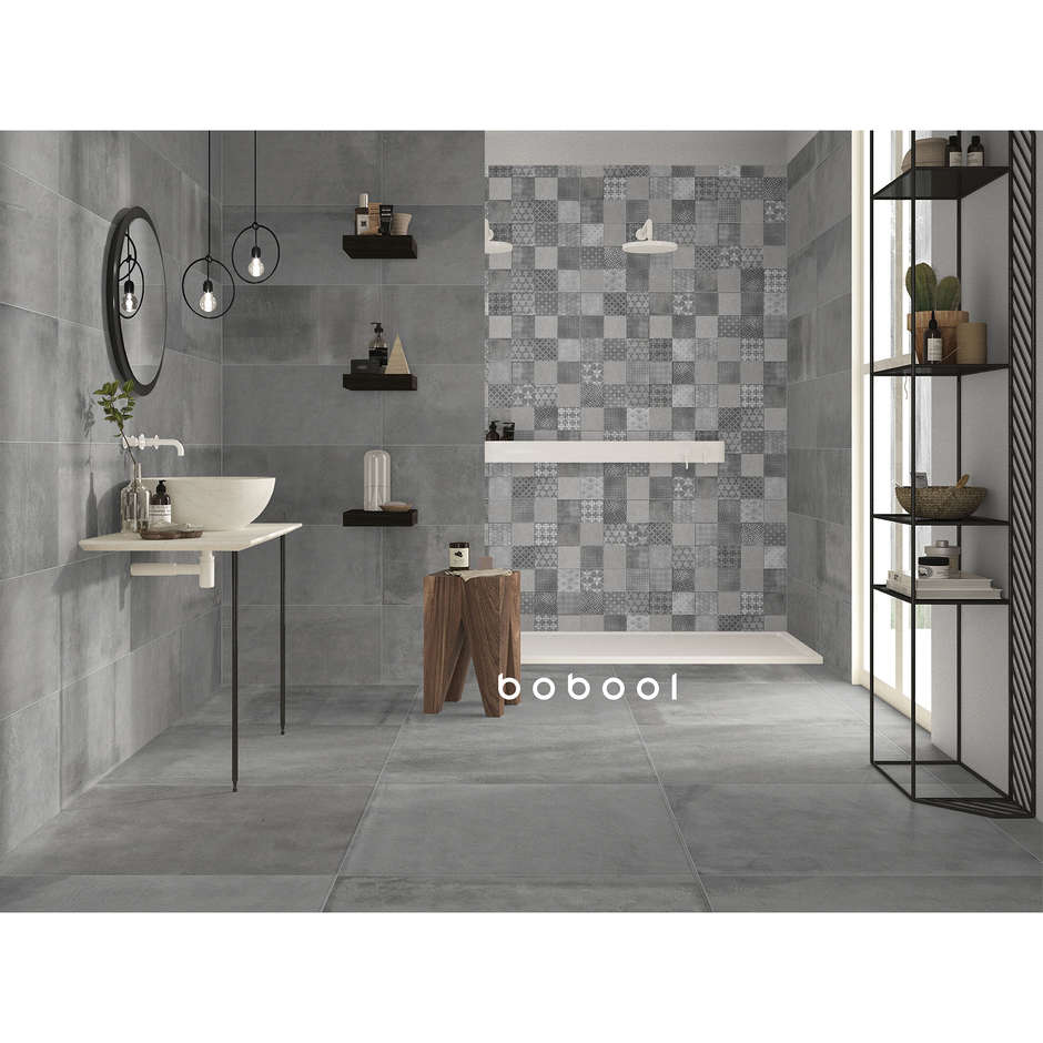 Feinsteinzeug in Betonoptik, 30x60 cm, Grau - Entropia, Dom Ceramiche