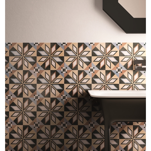 Feinsteinzeug in Zementoptik 20x20 cm - Patchwork Colors 01, Ceramica Sant'Agostino