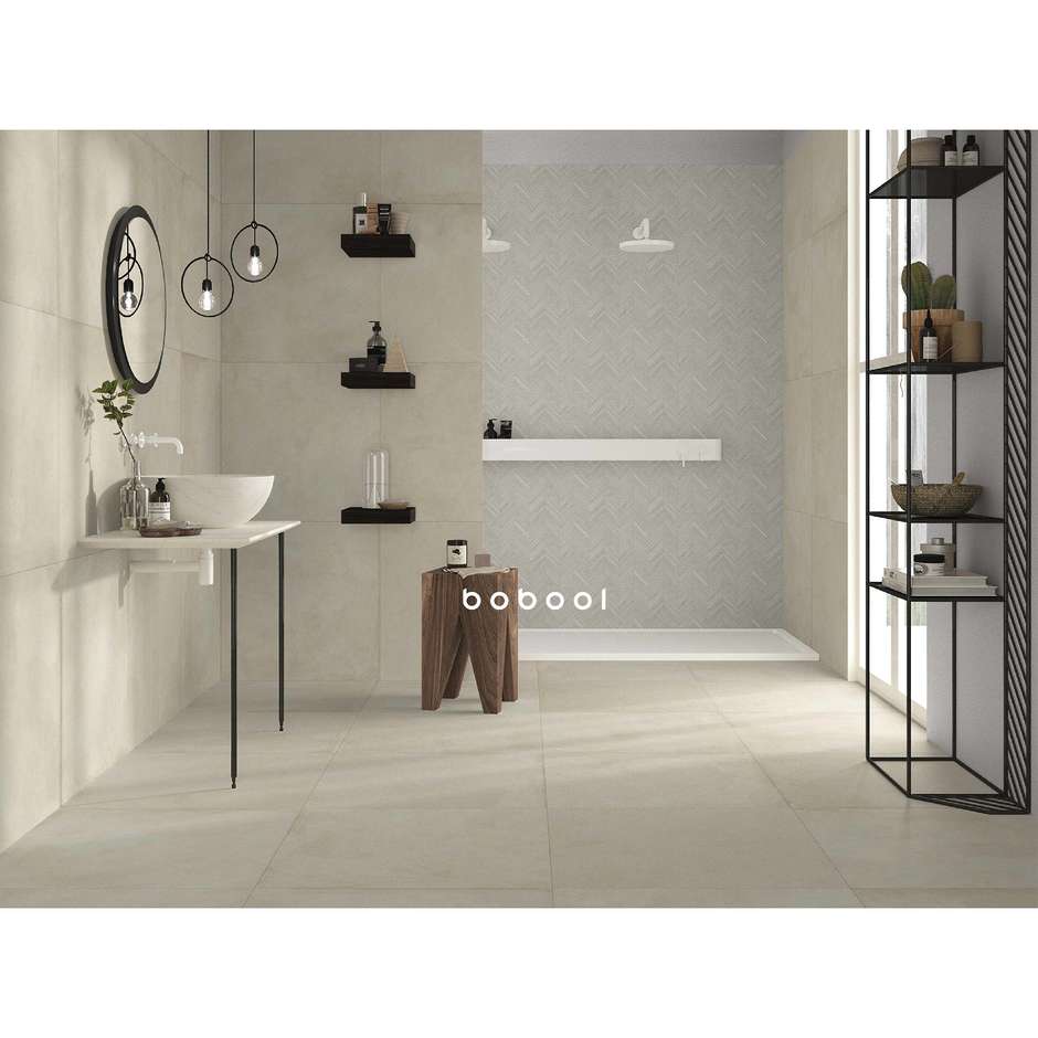 Feinsteinzeug mit Harzeffekt, 59,5x59,5 cm Beige - Comfort R, Dom Ceramiche