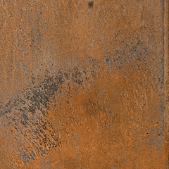 Feinsteinzeug mit oxidiertem Metalleffekt, Kupfer 20x20 cm - Oxidart , Ceramica Sant'Agostino