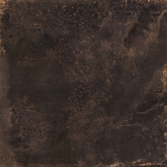 Feinsteinzeug mit oxidiertem Metalleffekt, Schwarz 120x120 cm - Oxidart , Ceramica Sant'Agostino