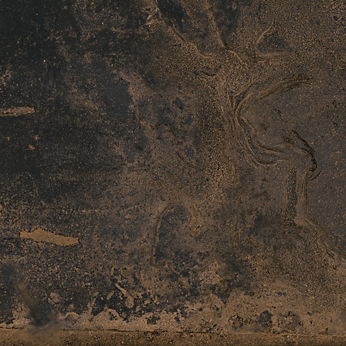 Feinsteinzeug mit oxidiertem Metalleffekt, Schwarz 20x20 cm - Oxidart, Ceramica Sant'Agostino