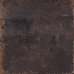 Feinsteinzeug mit oxidiertem Metalleffekt, Schwarz 90x90 cm - Oxidart , Ceramica Sant'Agostino