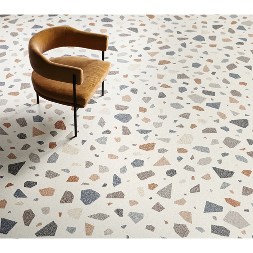 Feinsteinzeug mit palladianischem Effekt aus mattem hellem Marmor, Palladian Light 90x90 cm - Newdecò, Ceramica Sant'Agostino