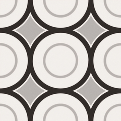 Feinsteinzeug mit Zementoptik 20x20cm - Patchwork B&W 05 Ceramica Sant'Agostino