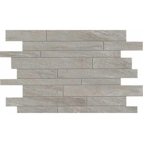 Feinsteinzeug-Mosaik mit Streifen, Esche, 29,6x43,4 cm - Comfort S, Dom Ceramiche