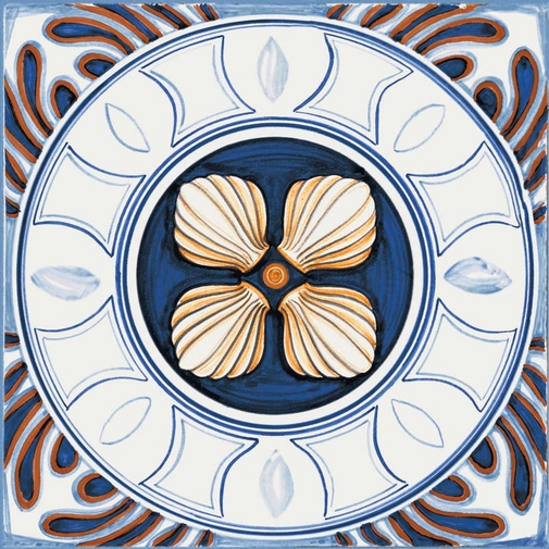 Feinsteinzeugfliesen, dekoriert auf mattem Untergrund, gemischte Dekore 20x20 cm, Sole Mix Mat - Vita, Ceramica Sant'Agostino