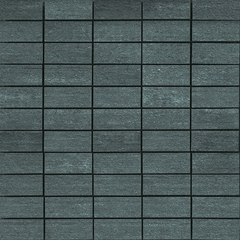 Feinsteinzeugmosaik in Betonoptik auf Netz Anthrazit 30x30cm - Cement, Casalgrande Padana