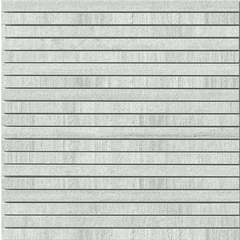 Feinsteinzeugmosaik in Zementoptik mit Streifen auf weißem Netz 30x30cm - Cement, Casalgrande Padana