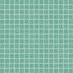 FL35 aquamarinfarbenes Glaspastenmosaik mit Montageset - Flow, Bisazza