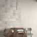 Fliese in Tonoptik mit Dekorationen, Patchwork Light 20x20 - Ritual, Ceramica Sant'Agostino