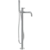 Floor standing bath mixer complete with diverter, spout and hand shower - Kobuk, Bugnatese