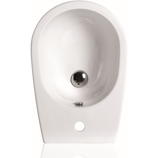 Floor standing bidet with increased height single hole in white ceramic h50 cm - Vignoni, Simas