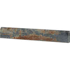 Fußleiste aus Feinsteinzeug in Holzoptik, 7,3x60 cm Navy - Colorart, Sant'Agostino Ceramic