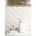 Geometric relief ceramic wall tile, Metropaper 3D-02, 25x75 cm - Metrochic, Sant'Agostino