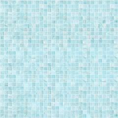 Glasmosaik, Aquamarin 10.38, mit Montageset - Emaille, Bisazza