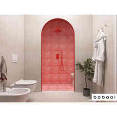 Glasmosaik auf Netz, Rot 805, 31,62x31,62 cm - Vidrepur