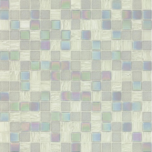 Glasmosaik Laura mit Montageset - Mixtures 20, Bisazza