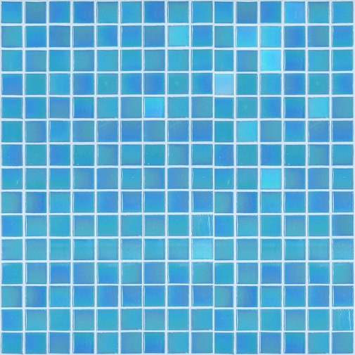 Glasmosaik mit Perlmutteffekt, hellblau GL09 - Gloss, Bisazza