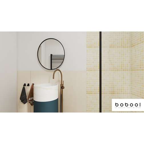 Glass mosaic on mesh, Orange 504, 31,62x31,62 cm- Vidrepur