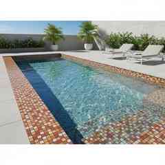 Glass mosaic on multicolored mesh, Brown, 31,62x31,62 cm - Vidrepur