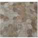Glass paste mosaic, for walls and floors 22,5x26cm, rust brown - Safari, Boxer