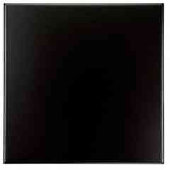 Glazed stoneware tile, 10x10 cm, matt black coating - Matt, CeSi Ceramica