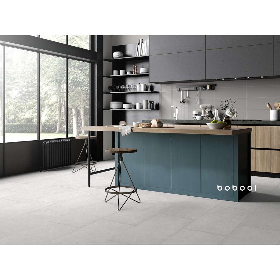 Glossy ceramic tile, Tin 20x60 cm - Smooth, Dom Ceramiche
