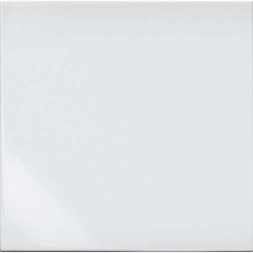 Glossy ceramic wall tile, white, 20x20 cm - MGM Ceramiche