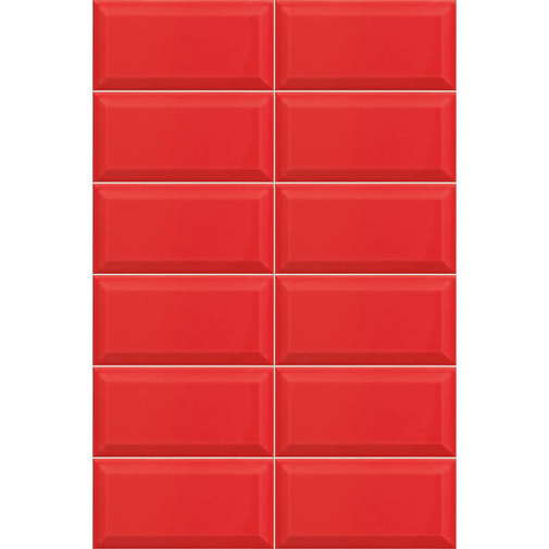 Glossy diamond-effect wall tile, Rubi 10x20 cm - Bissel, Mainzu