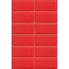 Glossy diamond-effect wall tile, Rubi 10x20 cm - Bissel, Mainzu