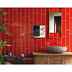 Glossy facing porcelain stoneware, striped effect, 10x40 Rosso - Paintboard, Tonalite