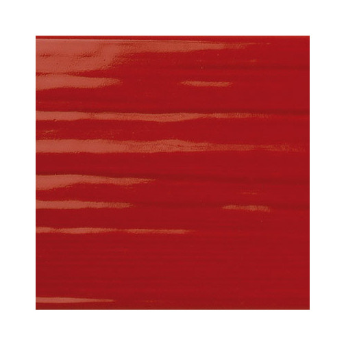Glossy facing porcelain stoneware, striped effect, 10x40 Rosso - Paintboard, Tonalite