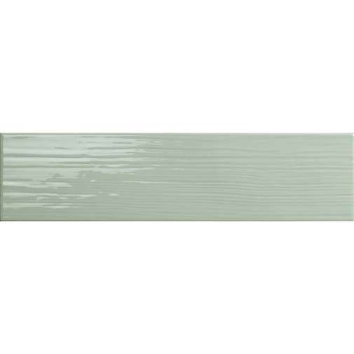 Glossy facing porcelain stoneware, striped effect, 10x40 Salvia - Paintboard, Tonalite