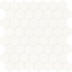 Glossy hexagonal mosaic tiles, White, 30x30 cm - Smooth, Dom Ceramiche