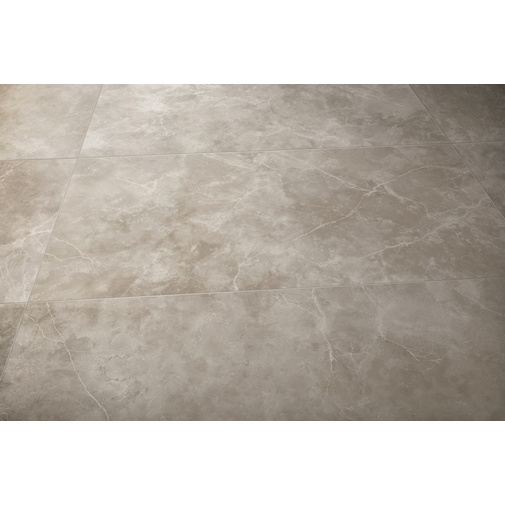 Glossy marble effect porcelain stoneware, Amani Sabbia, 75x150 cm - Majestic, Dom Ceramiche