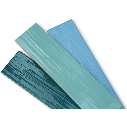 Glossy wall tile, striped effect, 10x40 Ottanio - Paintboard, Tonalite