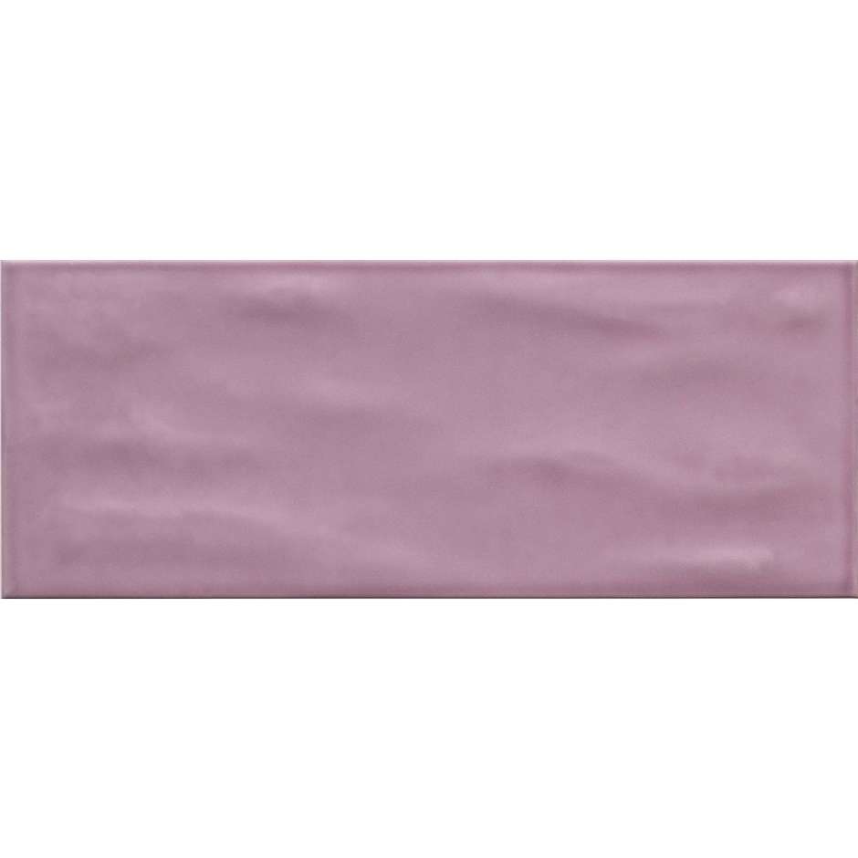 Glossy wavy effect wall tile, Amethyst, 20x50 cm - Aria, Dom Ceramiche