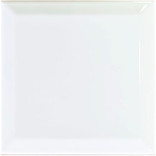 Glossy white diamond-cut wall tile, 15x15 cm - Talco CeSi