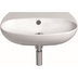 Glossy white lay-on or wall-hung washbasin 60 cm - Vignoni, Simas