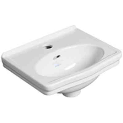 Glossy white old England style wall-hung handrinse basin 38 cm - London, Simas