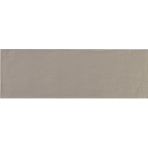 Glänzende Keramikfliese, Greige, 20x60 cm - Glatt, Dom Ceramiche