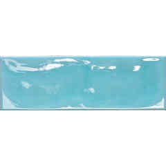 Glänzende Wandfliese 10x30 Azzurro - Kraklè, Tonalite