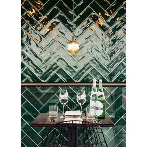 Glänzende Wandfliese 10x30 Flasche - Kraklè, Tonalite