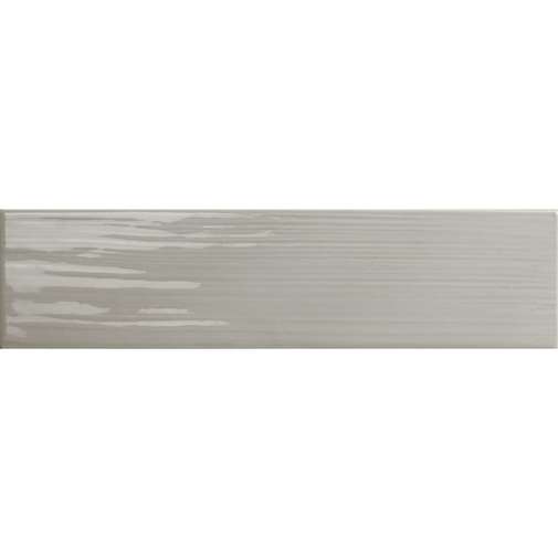 Glänzende Wandfliese, Streifeneffekt, 10x40 Beige - Paintboard, Tonalite